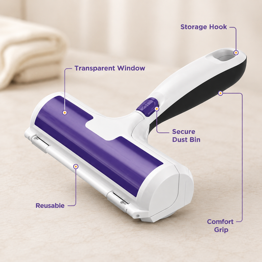 Pet Hair Pickup Roller Tool
