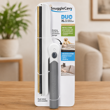 Dual-Sided Pet Hair Remover Tool